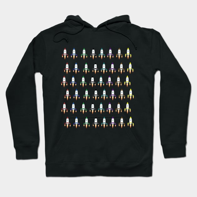 starship retro game Hoodie by TTL